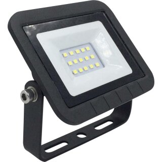Megatron LED Fluter Außenstrahler Schwarz IP65 10W 750lm Neutralweiß 4000K