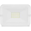 REV LED Strahler Fluter Mirano Weiß IP65 20W 1800lm Tageslicht 6500K kaltweiß