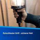 REV Handlampe Werkstattlleuchte Schwarz IP44 max. 60W E27 Gummigehäuse 5m Kabel Stecker