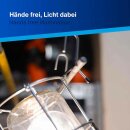 REV Handlampe Werkstattlleuchte Schwarz IP44 max. 60W E27 Gummigehäuse 5m Kabel Stecker