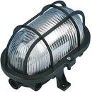 REV Wandlampe Ovalleuchte Schiffsarmatur Schwarz IP44...