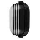 REV Ovalleuchte Feuchtraum Lumi Globe Schwarz IP44 max. 60W E27