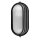 REV Ovalleuchte Feuchtraum Lumi Globe Schwarz IP44 max. 60W E27