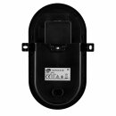 REV LED Außenleuchte Oval Schwarz IP44 10W 800lm Tageslicht 6500K kaltweiß