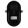 REV LED Außenleuchte Oval Schwarz IP44 10W 800lm Tageslicht 6500K kaltweiß