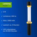 REV LED Akku Arbeitsleuchte Werkstatt Inspektionslampe 3W 280lm kaltweiß Haken & Magnet