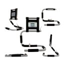 REV LED Akku Arbeitsleuchte Fluter Strahler Schwarz IP54 18W 1400lm kaltweiß 6500K verstellbar