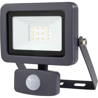 REV LED Strahler Fluter Flare Anthrazit IP44 20W 1700lm Tageslicht 6500K kaltweiß Bewegungsmelder