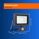 REV LED Strahler Fluter Flare Anthrazit IP44 20W 1700lm...
