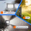 REV LED Strahler Fluter Flare Anthrazit IP44 20W 1700lm Tageslicht 6500K kaltweiß Bewegungsmelder