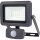 REV LED Strahler Fluter Flare Anthrazit IP44 20W 1700lm Tageslicht 6500K kaltweiß Bewegungsmelder
