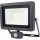 REV LED Strahler Fluter Schwarz IP44 50W 4250lm Tageslicht 6500K kaltweiß Bewegungsmelder