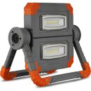 REV LED Akku Fluter Arbeitsleuchte Flex Power 2 x 10W 1800lm kaltweiß Powerbank