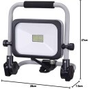 REV LED Arbeitsleuchte Bright Schwarz IP54 20W 1800lm Tageslicht 6500K kaltweiß auf Ständer