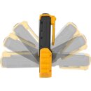 Brennenstuhl LED Akku Handleuchte Grau/Gelb 3W 200lm Tageslicht 6500K kaltweiß USB Magnet