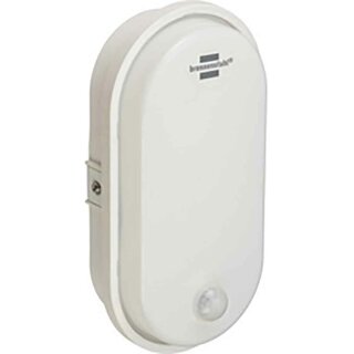 Brennenstuhl LED Wandlampe Deckenleuchte Weiß IP54 15W 1600lm Neutralweiß 4000K Bewegungsmelder