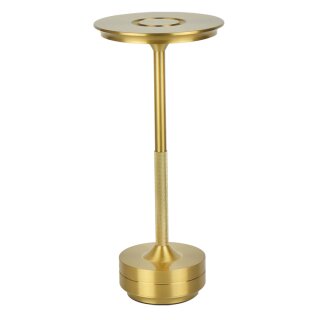 LED Line LED Akku Tischleuchte Camelia Gold 2,5W 250lm CCT 3000/4000/5000K Touchdimmer USB-C