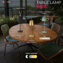 LED Line LED Akku Tischleuchte Taza Grün IP54 3,5W 400lm CCT 3000/4000/5000K Touchdimmer USB-C