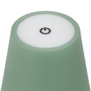 LED Line LED Akku Tischleuchte Taza Grün IP54 3,5W 400lm CCT 3000/4000/5000K Touchdimmer USB-C