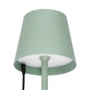 LED Line LED Akku Tischleuchte Taza Grün IP54 3,5W 400lm CCT 3000/4000/5000K Touchdimmer USB-C