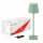 LED Line LED Akku Tischleuchte Taza Grün IP54 3,5W 400lm CCT 3000/4000/5000K Touchdimmer USB-C