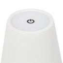 LED Line LED Akku Tischleuchte Taza Weiß IP54 3,5W 400lm CCT 3000/4000/5000K Touchdimmer USB-C