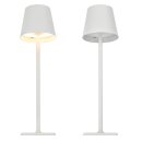 LED Line LED Akku Tischleuchte Taza Weiß IP54 3,5W 400lm CCT 3000/4000/5000K Touchdimmer USB-C