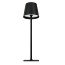 LED Line LED Akku Tischleuchte Taza Schwarz IP54 3,5W 400lm CCT 3000/4000/5000K Touchdimmer USB-C