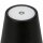 LED Line LED Akku Tischleuchte Taza Schwarz IP54 3,5W 400lm CCT 3000/4000/5000K Touchdimmer USB-C