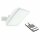 REV LED Strahler Fluter Flame Weiß IP65 20W 1500lm Warmweiß 3000K HF-Sensor Fernbedienung