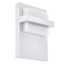 Eglo LED Außenleuchte Wandlampe Hausnummer Culpina Weiß IP44 10W 1100lm Warmweiß 3000K