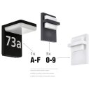 Eglo LED Außenleuchte Wandlampe Hausnummer Culpina Weiß IP44 10W 1100lm Warmweiß 3000K