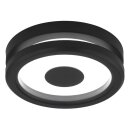 Eglo LED Deckenleuchte Wandlampe Biosga Anthrazit IP44...