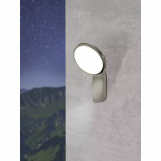 Eglo LED Außenleuchte Wandlampe Cicerone Edelstahl IP44 11W 1000lm Warmweiß 3000K