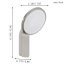 Eglo LED Außenleuchte Wandlampe Cicerone Edelstahl IP44 11W 1000lm Warmweiß 3000K