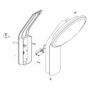 Eglo LED Außenleuchte Wandlampe Cicerone Edelstahl IP44 11W 1000lm Warmweiß 3000K
