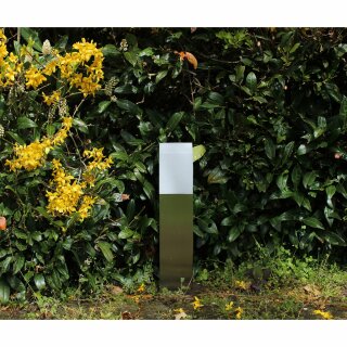 Eco-Light LED Außenlampe Wegleuchte Flat 45cm IP44 8W 500lm warmweiß 3000K