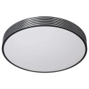 Lucide LED Deckenleuchte Malin Schwarz Ø39cm 24W...