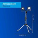 REV LED Fluter Arbeitsleuchte Strahler Flare Silber IP65...