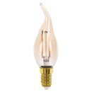 Eglo LED Filament Kerze Vintage 4W = 26W E14 Gold 270lm...