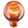 Eglo LED Spiral Filament G80 Globe 4W E27 Kupfer 30lm extra warmweiß 2000K Dimmbar
