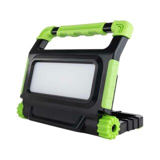 REV LED Akku Arbeitsstrahler Spot Green Grün IP54 20W 1800lm kaltweiß Powerbank