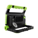 REV LED Akku Arbeitsstrahler Spot Green Grün IP54 20W 1800lm kaltweiß Powerbank