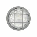 Unitec Wandlampe Rundleuchte Schiffsarmatur Grau IP44...