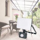 Müller-Licht LED Strahler Orlando Sensor Schwarz IP44 20W 2200lm neutralweiß Bewegungsmelder