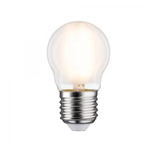 Paulmann LED Filament P45 Tropfen 6,5W = 60W E27 matt 800lm warmweiß 2700K DIMMBAR