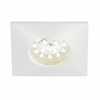 Briloner LED Einbauleuchte eckig Weiß IP44 5W Modul 400lm warmweiß 3000K 110°