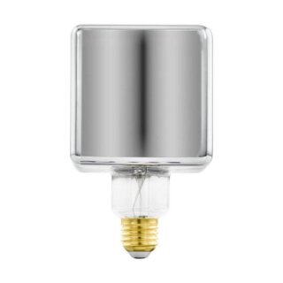 Eglo LED Spiral Filament Würfel 4W = 11W E27 Rauchglas 50lm extra warmweiß 1700K DIMMBAR