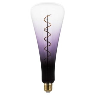 Eglo LED Spiral Filament T110 Vintage 4W E27 Lila/Schwarz 120lm extra warmweiß 2000K DIMMBAR