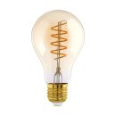 Eglo LED Spiral Filament A75 Birne 4W = 25W E27 Gold...